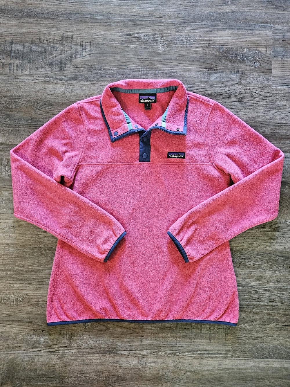 Patagonia Pink Micro D‎ Snap-T Fleece Pullover